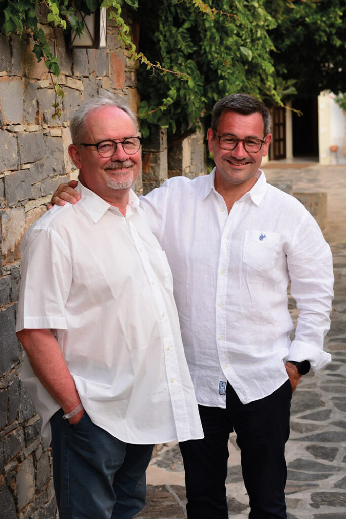 Norbert et Julien Siri auteurs de trois éditions du Daghe Munegu