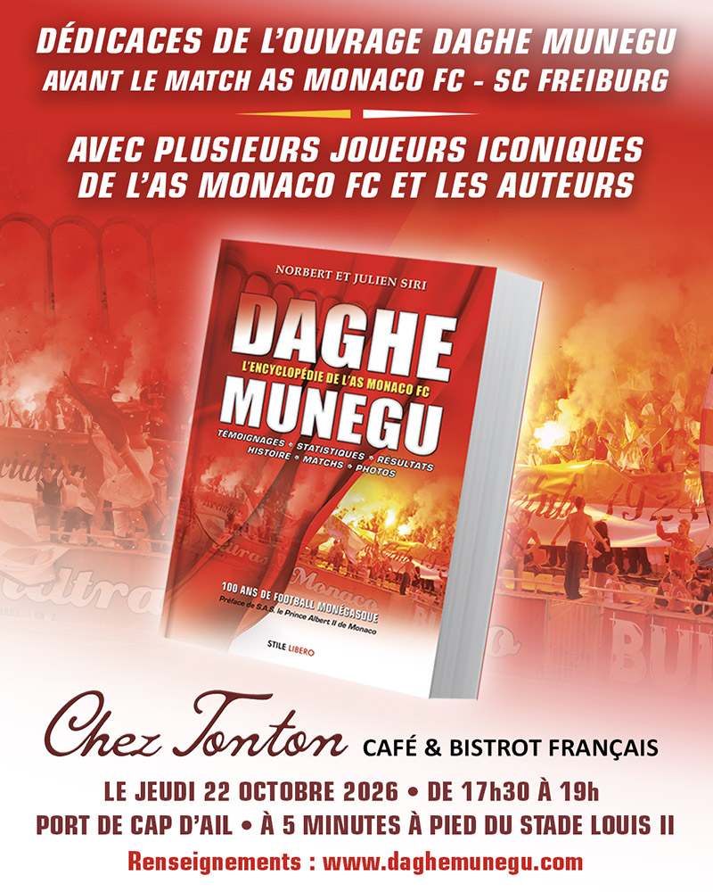 Dédicaces joueurs AS Monaco